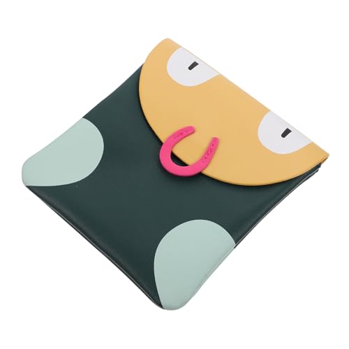 Gogogmee Menstruationstasche Aus Leinwand Für Damenbinden Kleine Wechseltasche Mit Metallknopf Aufbewahrungstasche Für Kosmetika Und Menstruationspads von Gogogmee