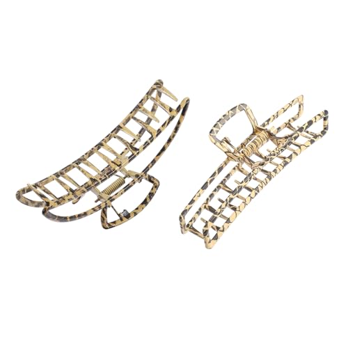 Gogogmee Metall Haarspangen Teilig Leopard Muster Haarklammern mit Starkem Federverschluss Langlebig und Bruchsicher Geeignet für Damen und Mädchen Vielseitig für Alltag Büro und Zuhause von Gogogmee