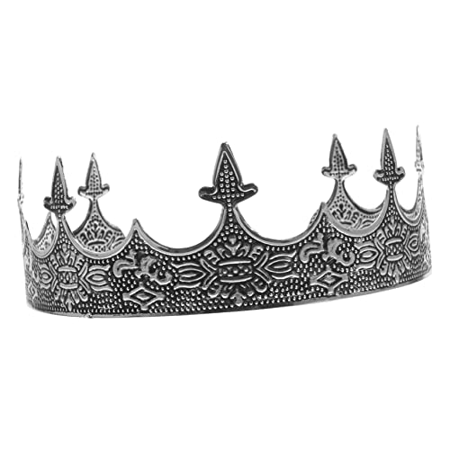 Gogogmee Metallkrone -kopfschmuck Hochzeit Stirnband Braut Stirnbänder Retro-krone Tiara-krone Vintage-krone Für Männer Haarkrone Mittelalterliches Stirnband Cosplay- von Gogogmee