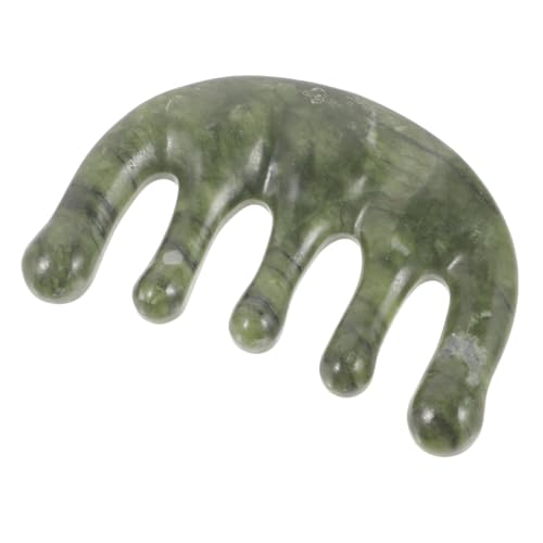 Gogogmee Mini Jade Kamm Für Kopfhautmassage Gua Massagekamm Für Männer Sanfte Entwirrung Fördert Die Durchblutung Und Entspannung Geeignet Für Haartypen Und Reisen von Gogogmee