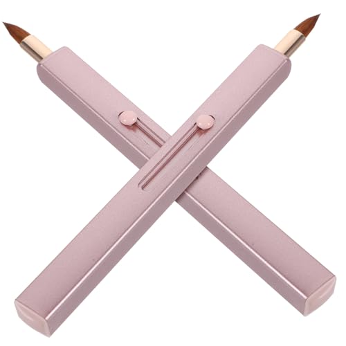 Gogogmee 2stücke Tragbare Lippenpinsel Mit Einstellbarer Lippenapplikator Und Concealer Pinsel Für Präzise Anwendung Von Lippenstift Und Lip Gloss von Gogogmee