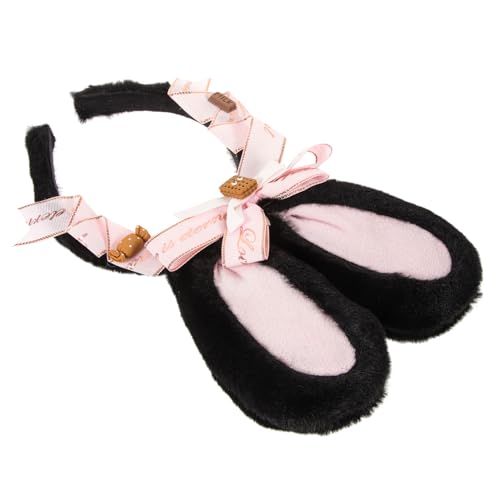 Gogogmee Stirnband Mit Kaninchenohren Für Partys Bequemes Plüsch-haarband Dekoratives Cosplay-bunny-ohr-stirnband Für Ostern Und Karneval von Gogogmee