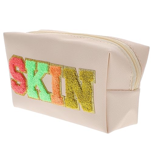 Gogogmee Multi-use Kosmetiktasche Große Tragbare Reisetasche Für Make-up Wasserdichtes Pu-Material Mit Stickerei Für Kosmetik Und Toilettenartikel Für Damen Unterwegs von Gogogmee