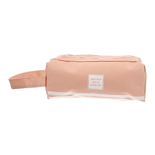 Gogogmee Multifunktionaler Bleistiftbeutel aus Oxford Großer Praktischer Stiftbeutel mit Doppeltem Reißverschluss für Schreibwaren für Schule von Gogogmee