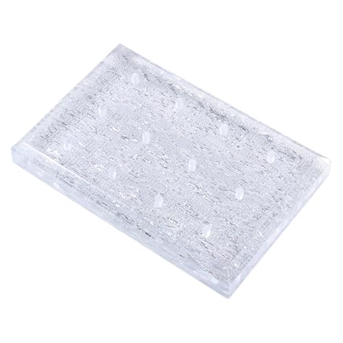 Gogogmee Nagelbohrer Bits Organizer Acryl Ständer Aufbewahrungsbox Transparent Nagelkunst Aufbewahrungsbox Für Maniküre und Profi Anwendung von Gogogmee