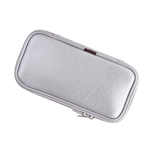 Gogogmee Kosmetiktasche Mit Reißverschluss Aus Pu-Leder Tragbarer Make-up-Pinsel-Organizer Halter Für Make-up-Werkzeug Kompakt Und Geräumig Für Reisen Oder Zuhause Leicht Und Langlebig Für von Gogogmee