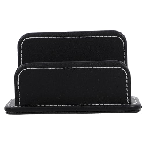 Gogogmee PU Leder Visitenkartenhalter Business Holder Namenshalter Kartenetui Eleganter Business Display Stand Für Damen Praktisch und Schutzfunktion Modernes Design Farbe von Gogogmee