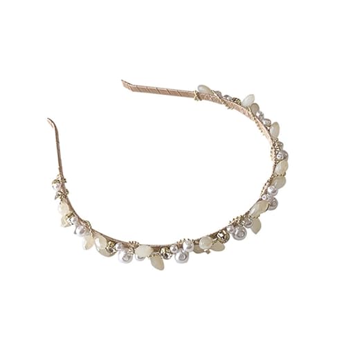 Gogogmee Perlen haarreif Design und Funkelnden Strasssteinen Eleganter Haarschmuck für Damen Leichtes Langlebiges Haarband Dekoratives Accessoire für Besondere Anlässe und Alltag von Gogogmee