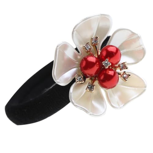 Gogogmee Petal Haargummi Mehrfarbige Praktische Haargummis für Damen Leichtes Langlebiges Haar Accessoire für Pferdeschwanz Zöpfe und Alltag Kompakt und Farbecht von Gogogmee