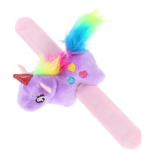 Gogogmee Plüsch Einhorn Slap Bracelet Cartoon Tier Handgelenkarmband für Partys und Mitgebsel Strapazierfähig und Charmant für Kindergeburtstage und Besondere Anlässe von Gogogmee