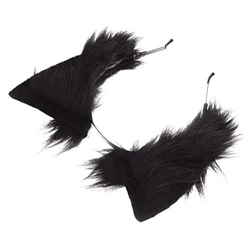 Gogogmee Plüsch Katzenohren Stirnband Cosplay Haarreif mit Schleife Weiches Performance Haarschmuck für Damen Party Karneval Fest von Gogogmee