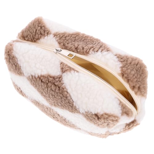 Gogogmee Plüsch Kosmetiktasche im Karomuster Multifunktionale Reise Make Up Tasche für Damen Stilvolle Aufbewahrung für Kosmetik Stifte und Kleine Gegenstände für Unterwegs Gogogmee Plüsch Kosmetiktasche im Karomuster Multifunktionale Reise Make Up Tasche für Damen Stilvolle Aufbewahrung für Kosmetik Stifte und Kleine Gegenstände für Unterwegs von Gogogmee