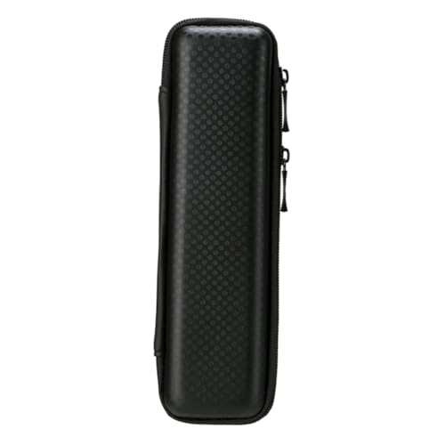 Gogogmee Praktisches Eva Federmäppchen mit Doppelreißverschluss Multifunktionale Stifttasche Leichtes Tragbares Schreibwarenetui Geeignet für Apple Pencil und Ladekabel Schwarz von Gogogmee