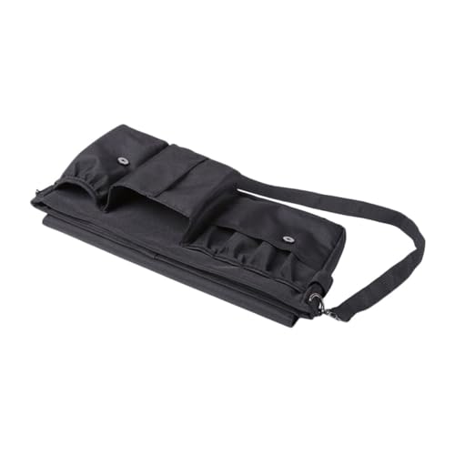 Gogogmee Professionelle Kosmetiktasche mit Gürtel Tragbarer Makeup Pinsel Organizer Große Aufbewahrungstasche für Make up Künstler Handfreier Gürtel Organizer für Reisen und Alltag von Gogogmee