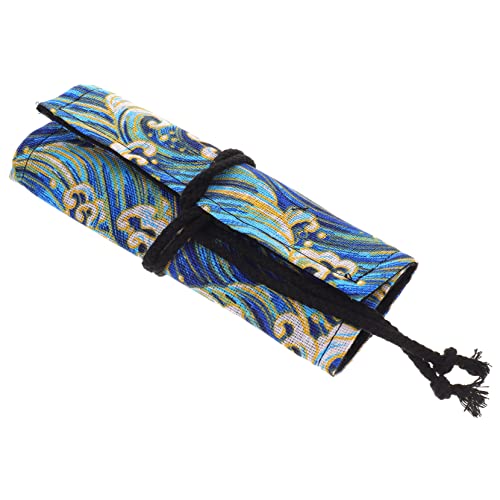 Gogogmee Stifterolle Aus Baumwolle Und Leinen Mit Großer Kapazität Zum Aufbewahren Von Bleistiften Und Buntstiften Roll-up-etui Zum Tragen Und Organisieren Von Stiften Und Pinseln von Gogogmee