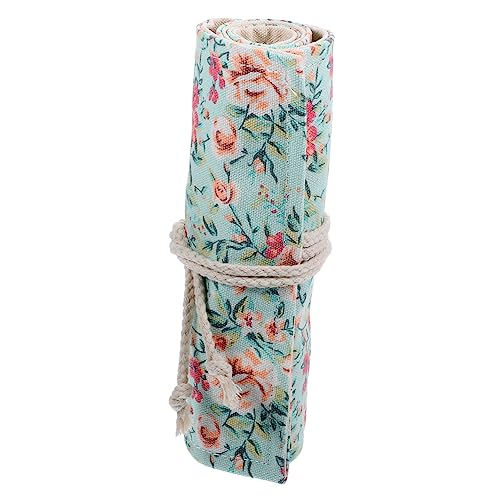 Gogogmee Bleistifttasche Aus Canvas Federrolle Zum Aufrollen Federmäppchen Mit Großem Fassungsvermögen Tragbar Für Stifte Organizer Für Schreibwaren von Gogogmee