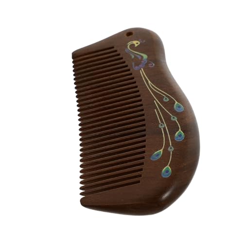 Gogogmee Sandelholz Massagekamm aus Holz für Kopfhautmassage Antistatisch Glatte Zähne Ergonomisches Design für Frauen und Männer Tragbar Fördert und die Kopfhaut von Gogogmee