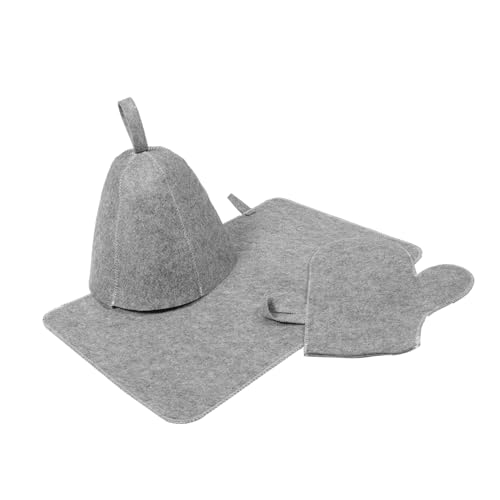 Gogogmee Saunahandschuh Aus Filz Mit Hoher Saugfähigkeit Leicht Und Bequem Zu Tragen Für Damen Im Badezimmer Oder Sauna von Gogogmee