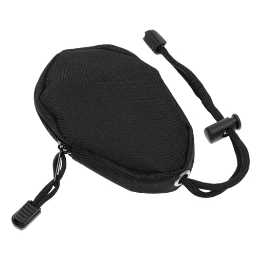 Gogogmee Schlüssel Aufbewahrungstasche Tragbare Schlüssel und Geldbörse mit Handschlaufe Kompakte Tasche für Outdoor Alltag Schwarz von Gogogmee