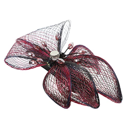 Gogogmee Haarspange Damen Elegante Haarklammer Für Hochzeiten Feste Rutschfester Ponytail Clip Handgemachte Haaraccessoires Für Curly Straight Hair von Gogogmee