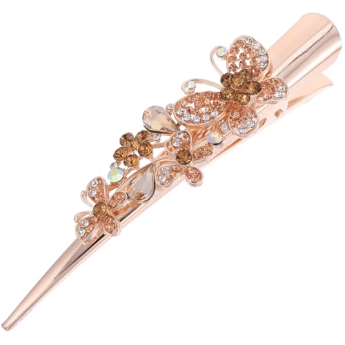 Gogogmee Elegante Haarspange Aus Metall Große Spange Funkelnde Dekorative Haarspange Für Damen von Gogogmee