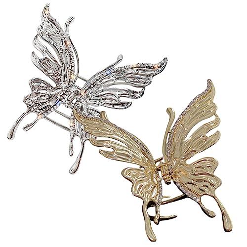 Gogogmee 2stücke Schmetterlings-haarspangen Für Frauen Mädchen Kleine Haarspangen Aus Hochwertigem Material Für Dickes Feines Langes Oder Kurzes Haar Als Haarschmuck Für Partys von Gogogmee