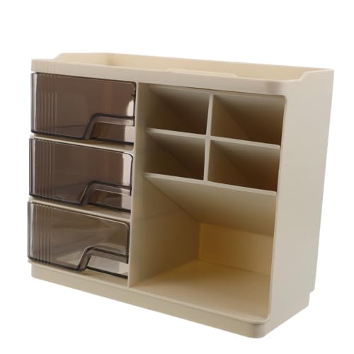 Gogogmee Schminktisch-schubladen-organizer Für Make-up Kosmetik Und Hautpflegeprodukte Staubdichte Aufbewahrungsbox Kompakt Für Schreibtisch Oder Badezimmer von Gogogmee