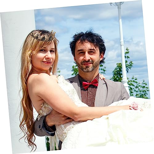 Gogogmee Schwarze Barock Krone mit Kristallstrass Leichtes Langlebiges Legierungs Tiara für Braut und Party Modischer Haarschmuck für Hochzeit Geburtstag und Festliche Anlässe von Gogogmee