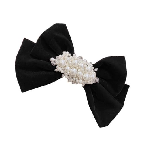 Gogogmee Schwarze Perlen Haarklammer Schleife Eleganter Haarschmuck für Mädchen Sicherer Sitz für Haartypen Komfortabel und Modisch Einzigartiges Design mit Schleifen knoten Gogogmee Schwarze Perlen Haarklammer Schleife Eleganter Haarschmuck für Mädchen Sicherer Sitz für Haartypen Komfortabel und Modisch Einzigartiges Design mit Schleifen knoten von Gogogmee