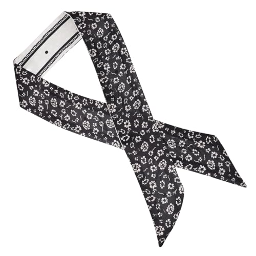 Gogogmee Seidiges Vintage Haarschal Stirnband Damen Schmaler Vielseitiger Haarring für Party Arbeit und Alltag Verarbeitung Langlebig Modisches Haarschmuck Accessoire von Gogogmee