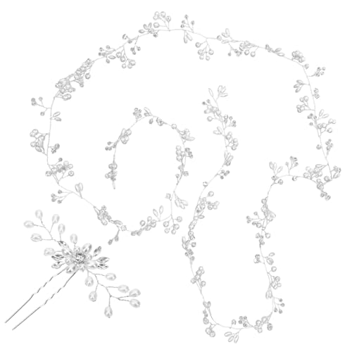 Gogogmee Hochzeit Braut Stirnband Set Kopfbedeckung Frauen Haarnadel Für Formelle Veranstaltungen von Gogogmee