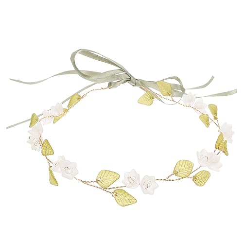 Gogogmee Blumen-haarkranz Stirnband Schmuck Fee Kopfschmuck Für Frauen Braut von Gogogmee