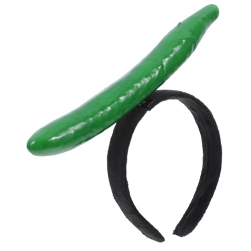 Gogogmee Stirnband Damen Kostüm Haarreif für Party Festival Cosplay Originelles Gurken Design Vielseitiges Halloween und Holiday Haaraccessoire Modisches Spa Haarband von Gogogmee
