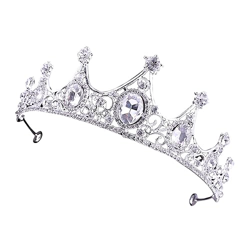 Gogogmee Strass Stirnbänder Glitzer Haarreif Silber Braut Haarschmuck Kopfschmuck Langlebiger Verformungsbeständig Party Hochzeit Feste von Gogogmee