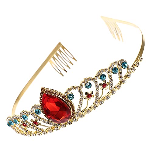 Gogogmee Rhinestone Krone Für Mädchen Glitzernde Haaraccessoires Für Geburtstagsfeiern Und Hochzeiten Leicht Und Langlebig Für Kleine Prinzessinnen von Gogogmee