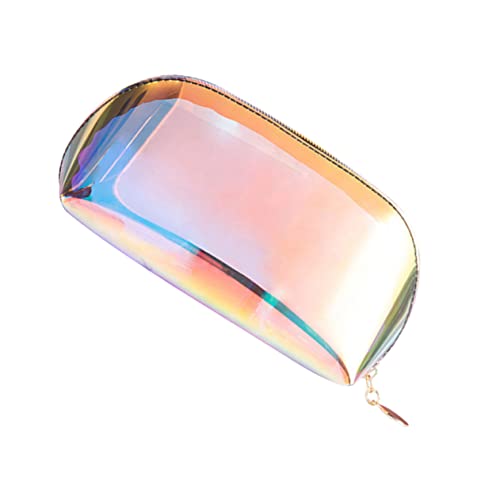 Gogogmee Stylische Kosmetiktasche Damen TPU Halbmondform Transparent Makeup Tasche Reise Kulturbeutel Vielseitig Portable Aufbewahrungstasche Große für Urlaub und Alltag Gogogmee Stylische Kosmetiktasche Damen TPU Halbmondform Transparent Makeup Tasche Reise Kulturbeutel Vielseitig Portable Aufbewahrungstasche Große für Urlaub und Alltag von Gogogmee