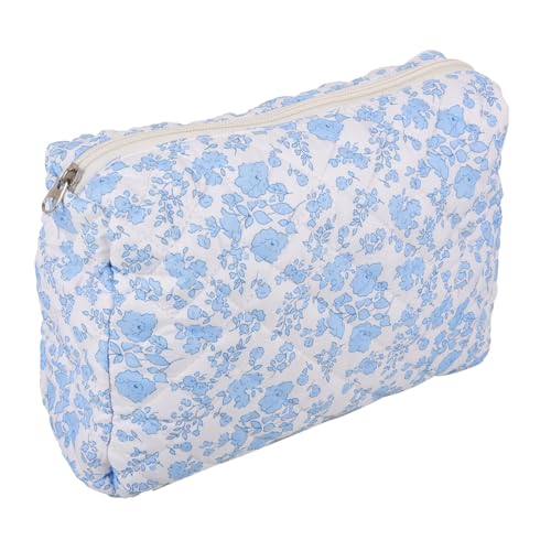 Gogogmee Kosmetiktasche Mit Großem Fassungsvermögen Dekorativem Blumenmuster Vielseitig Einsetzbar Für Make-up Und Aufbewahrung Von Kleinigkeiten Für Damen von Gogogmee