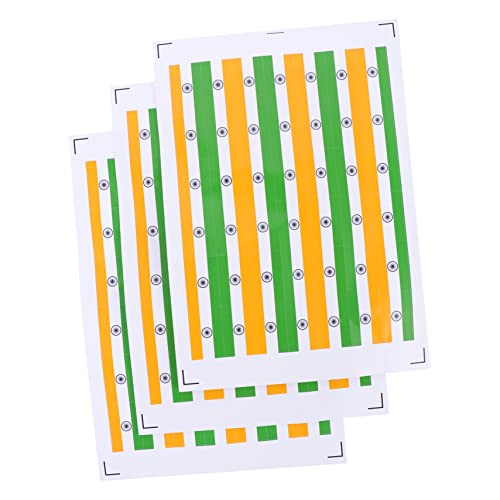 Gogogmee 126stücke Indische Nationalflagge Tattoos Aufkleber Fußball Gesichtsaufkleber Körperaufkleber Hautverträglich von Gogogmee