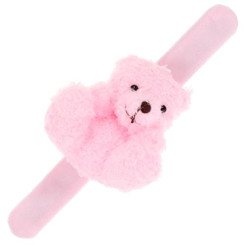 Gogogmee Tier Slap Armband mit Cartoon Bär Weiches Partygeschenk Lustiges Stofftier Handgelenkband für Erwachsene Feiern und Festivals von Gogogmee