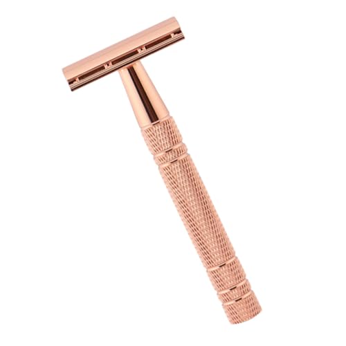 Gogogmee Traditioneller Rasierer für Zuhause und Reisen Doppelklingen Haarentferner aus Langlebigem Material für Präzises Rasieren Geeignet von Gogogmee