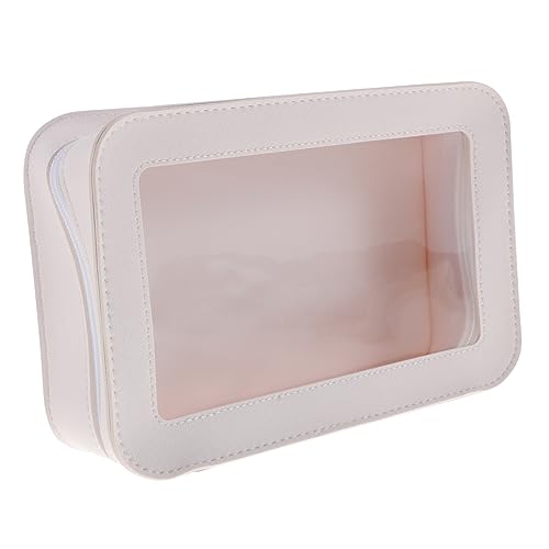 Gogogmee Transparente Kosmetiktasche Tragbare Kulturbeutel Für Reisen Durchsichtige Make up Tasche Für Damen Und Herren TSA Für Toilettenartikel Und Flugreisen von Gogogmee