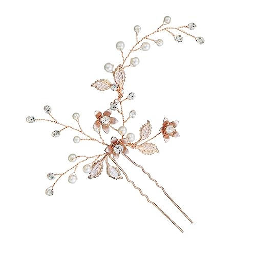 Gogogmee U-förmige Brauthaarnadel Mit Vintage-blumen Perlen-haarschmuck Für Bräute Haarschmuck Für Hochzeiten Und Besondere Anlässe Elegantes Haaraccessoire Für Frauen von Gogogmee