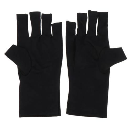 Gogogmee Uv-schutzhandschuhe Für Maniküre Fingerlose Handschuhe Aus Polyester Für Uv-licht Nagelhandschuhe Zum Schutz Vor von Gogogmee