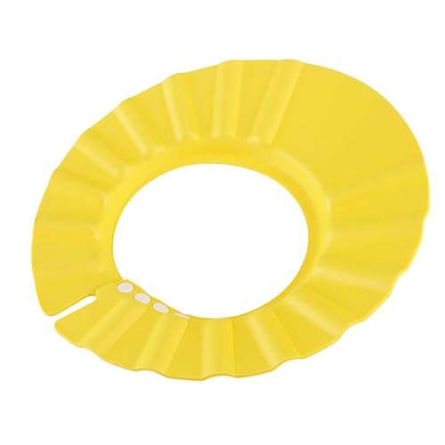 Gogogmee Bade-duschhaube Verstellbare Duschhaube Wasserdichtes Cap Verstellbarer Schutz Hut Für Junge Mädchen Duschen Gelb von Gogogmee