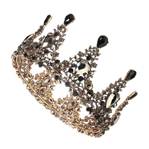 Gogogmee Kopfschmuck Braut Tiara Mit Strass Für Hochzeit Fest Oder Aufführung Langlebig Und Stabil Vintage-design Mit Glänzenden Dekoren von Gogogmee
