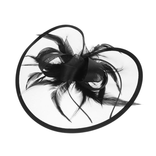 Gogogmee Vintage Fascinator Hut mit Mesh Schleier Eleganter Cocktail Kopfschmuck für Damen Blumen Design für Hochzeit Teeparty Kirchliche Veranstaltungen und Besondere Anlässe von Gogogmee