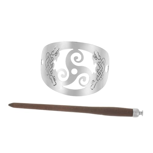 Gogogmee Vintage Haarknoten Manschette Metall Haarstab für Damen Retro Haarschmuck Haarnadel für Hochzeiten und Partys Dekorative Haarklammer von Gogogmee