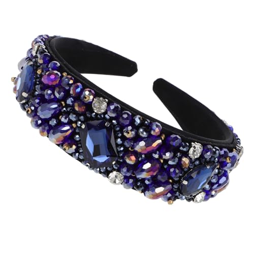 Gogogmee 1stück Vintage Rhinestone Haarband Für Damen Breites Stirnband Für Hochzeiten Partys Und Besondere Anlässe Stilvolles Haarschmuck-accessoire Mit Funkelnden von Gogogmee