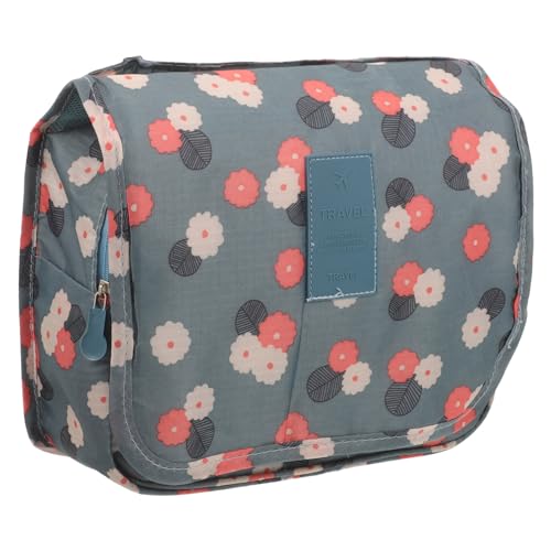 Gogogmee Reise-Make-up-Tasche Haken Aufbewahrungstasche Für Kulturbeutel Tragbarer Kulturbeutel Für Frauen Leicht Zugängliche Toilettenartikel Robuster Reißverschluss Modisches Aussehen von Gogogmee