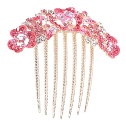 Gogogmee Wasserdichter Strass blumen haarkamm für Damen Fester Sitz mit Einzigartigem Zahn design Eleganter Brautschmuck für Hochzeit und Festliche Anlässe Modisches Accessoire für von Gogogmee